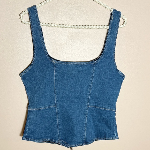 Ontwelfth Stretch Denim Top - Picture 4 of 6